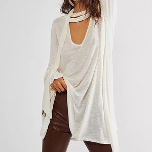 NWOT Free People Elegant White Women's "Bridgette" Tunic